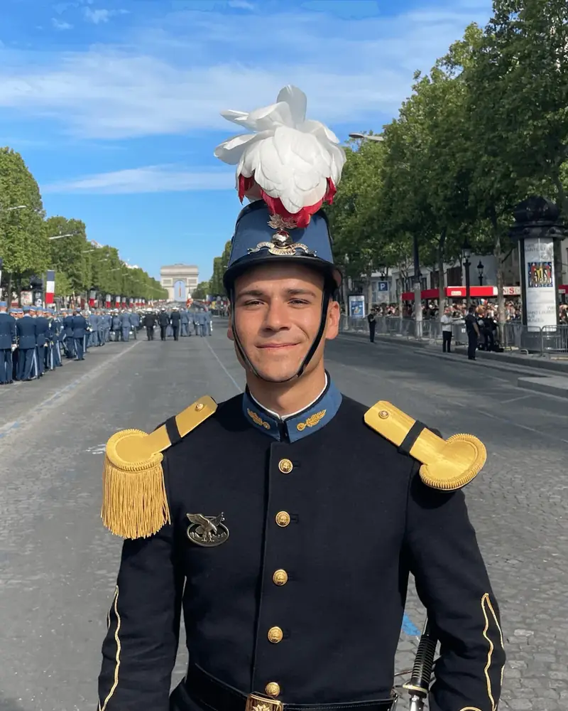 Benjamin Sant, officier formé à Saint-Cyr